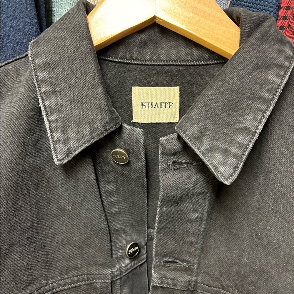 KHAITE Ross black denim jacket - Picture 11 of 14